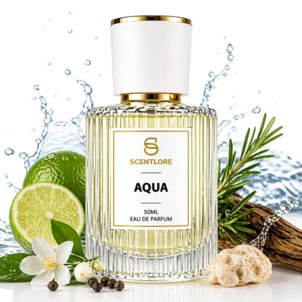 Aqua Men's Perfume | Fresh Marine Citrus | Perfume Spray for Men | Cool & Refreshing Scent | Gift for Him