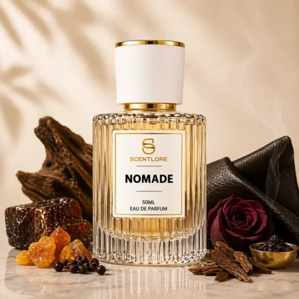 Nomade Unisex Perfume | Smoky Oud & Rose | Perfume Spray | Rich & Luxurious Fragrance | Gift for Him & Her