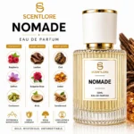 Nomade Unisex Perfume | Smoky Oud & Rose | Perfume Spray | Rich & Luxurious Fragrance | Gift for Him & Her