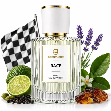 Race Men's Perfume | Spicy Aromatic Woody | Perfume Spray for Men | Speed & Power Fragrance | Gift for Him