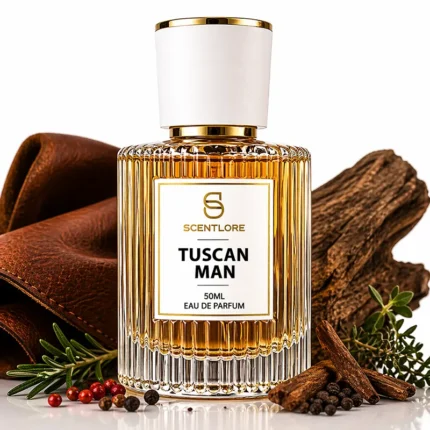 Tuscan Man Unisex Perfume | Smoky Leather Spicy | Perfume Spray | Bold & Mysterious Fragrance | Gift for All